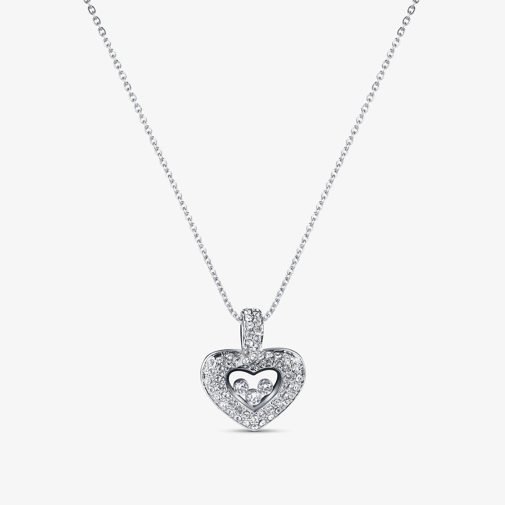 Tryndi Floating Heart Necklace